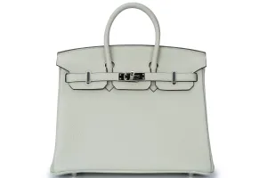 Hermès Birkin 25 Togo Gris Neve PHW