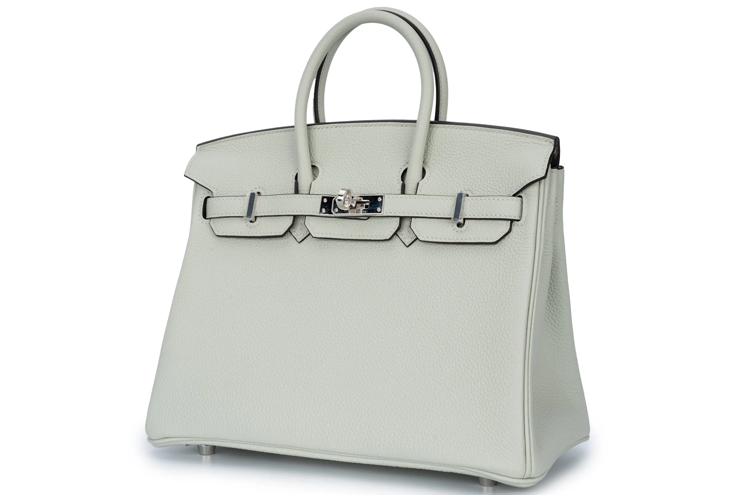 Hermès Birkin 25 Togo Gris Neve PHW