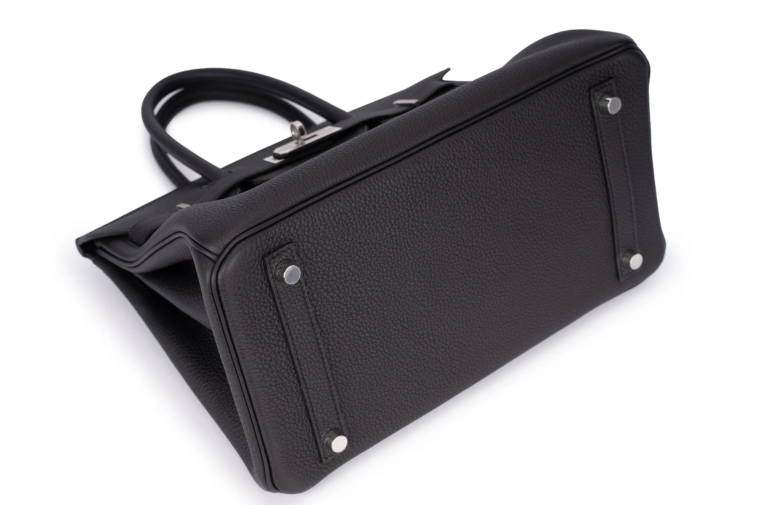 Hermès Birkin 30 Retourne Togo Black Palladium Hardware
