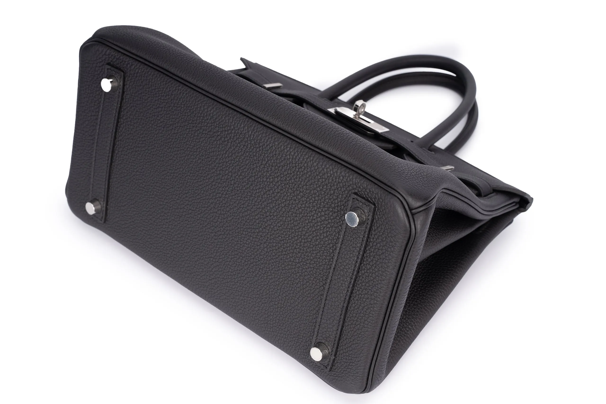 Hermès Birkin 30 Retourne Togo Black Palladium Hardware