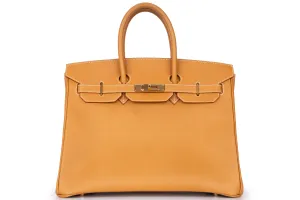 Hermès Birkin 35 Retourne Togo Gold GHW