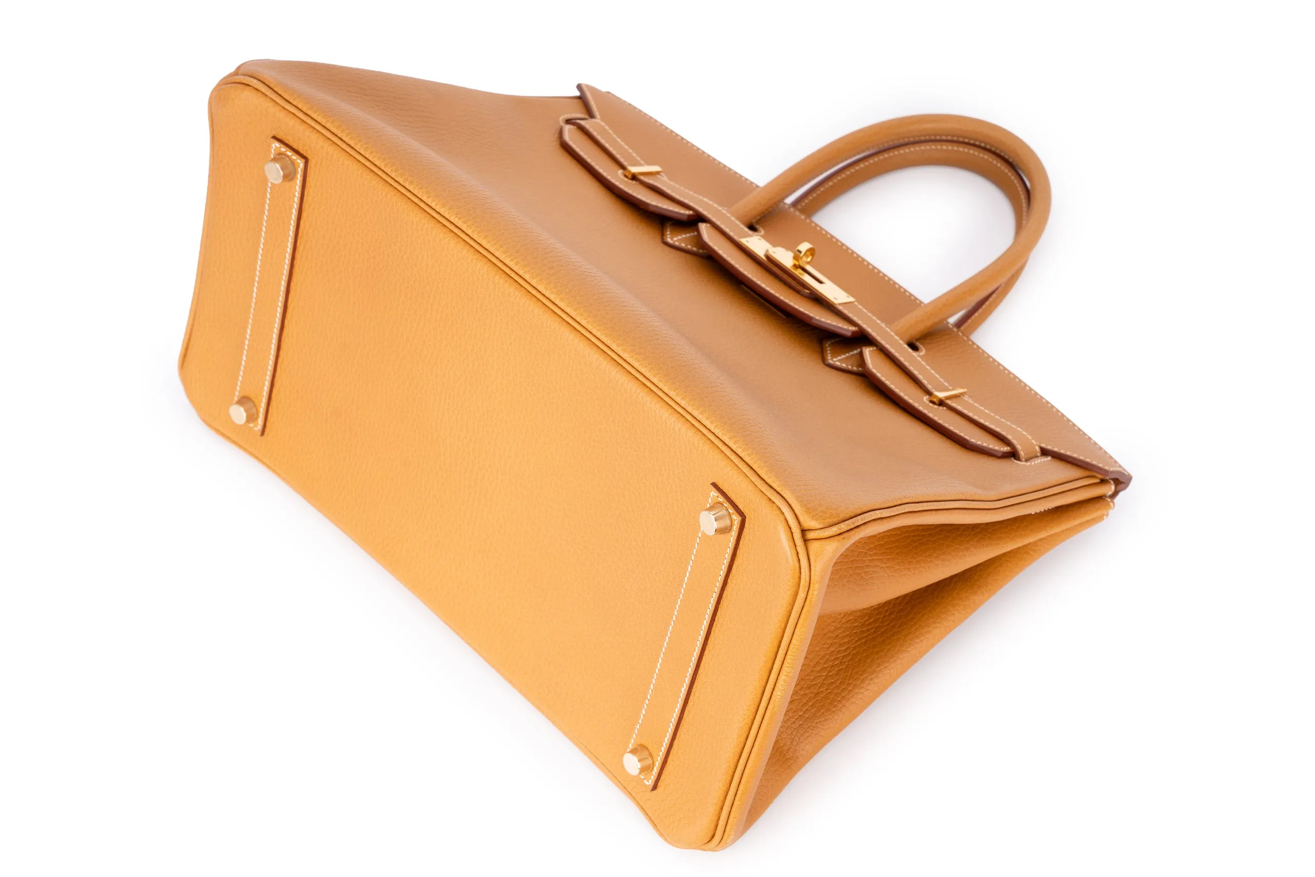 Hermès Birkin 35 Retourne Togo Gold GHW