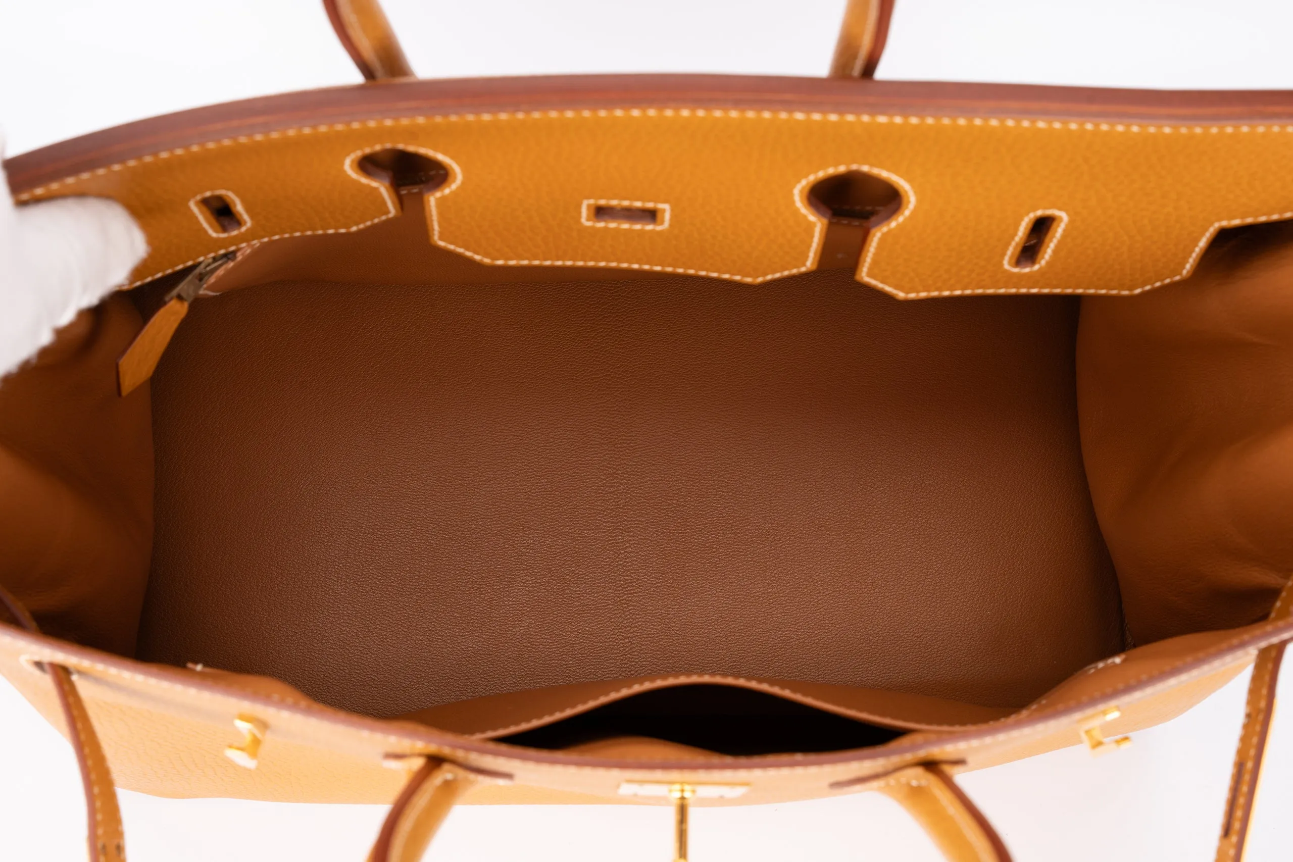 Hermès Birkin 35 Retourne Togo Gold GHW