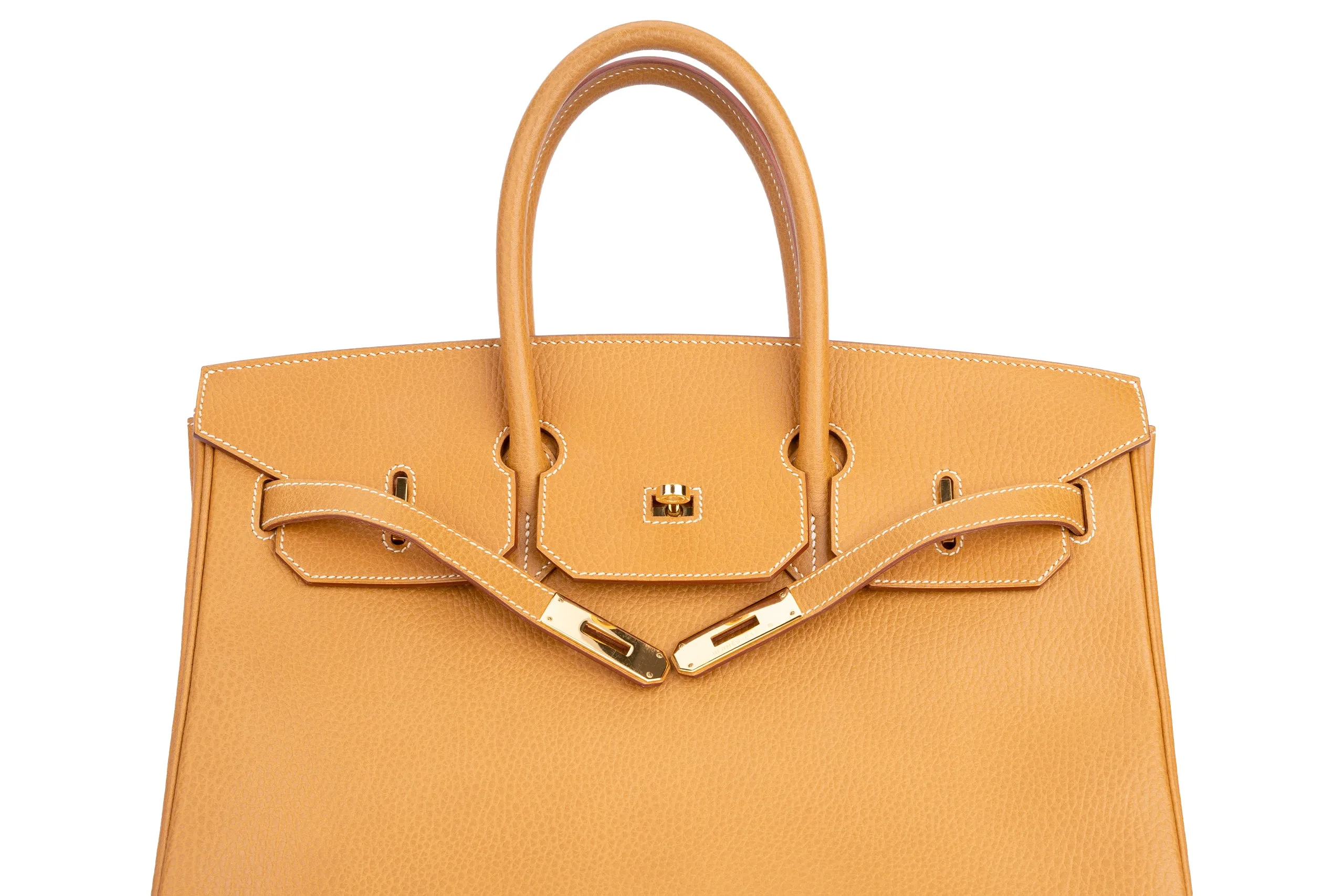 Hermès Birkin 35 Retourne Togo Gold GHW