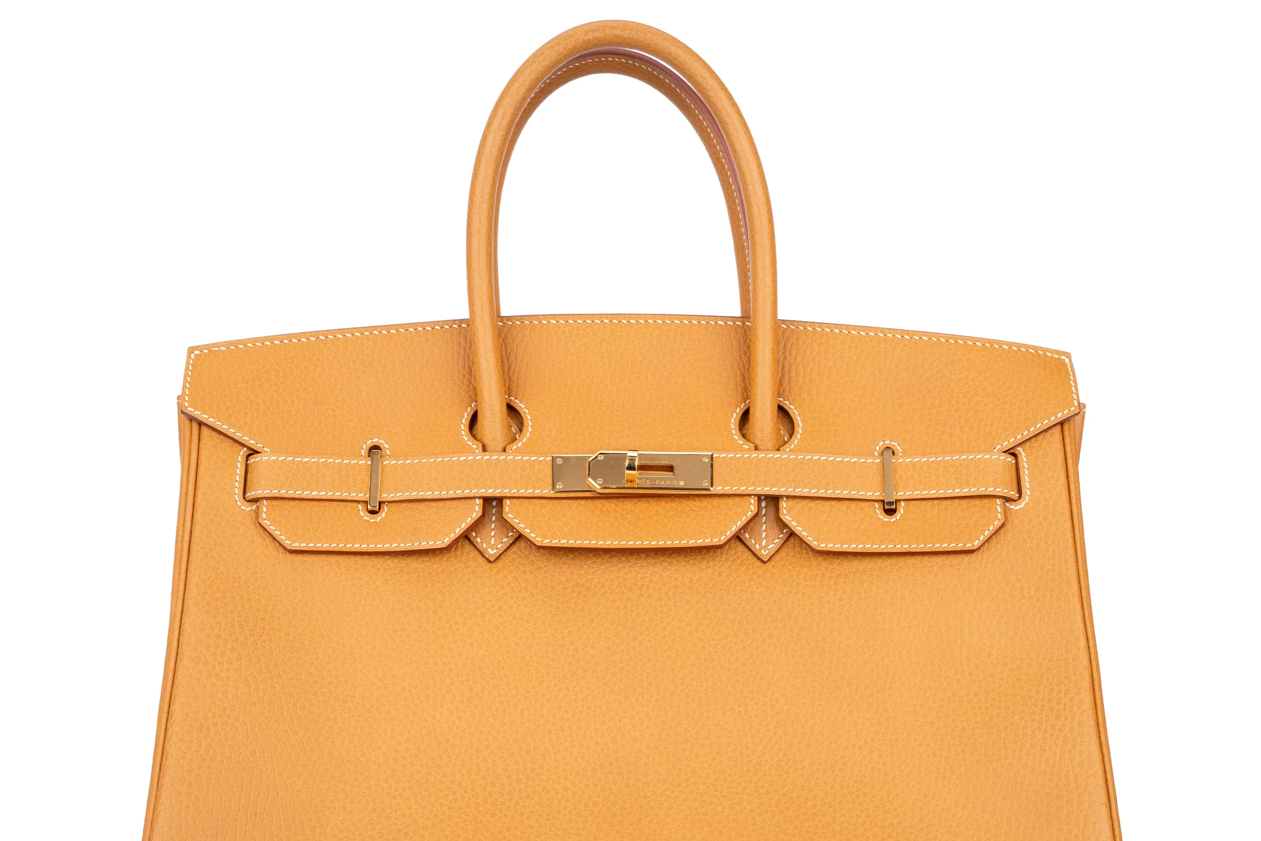 Hermès Birkin 35 Retourne Togo Gold GHW
