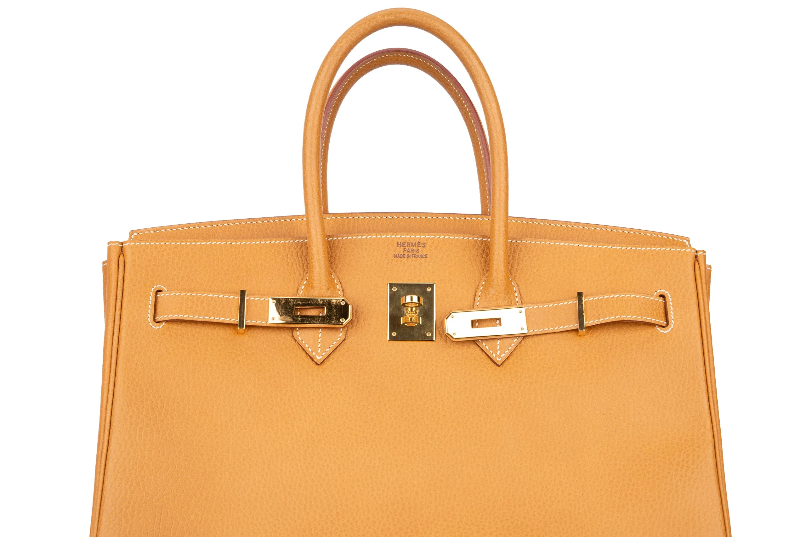 Hermès Birkin 35 Retourne Togo Gold GHW