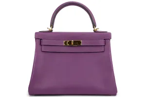 Hermès Kelly 28 Evercolor Anemone GHW