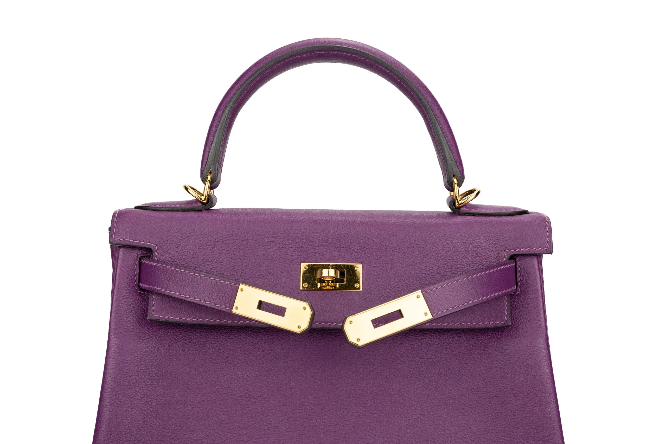 Hermès Kelly 28 Evercolor Anemone GHW