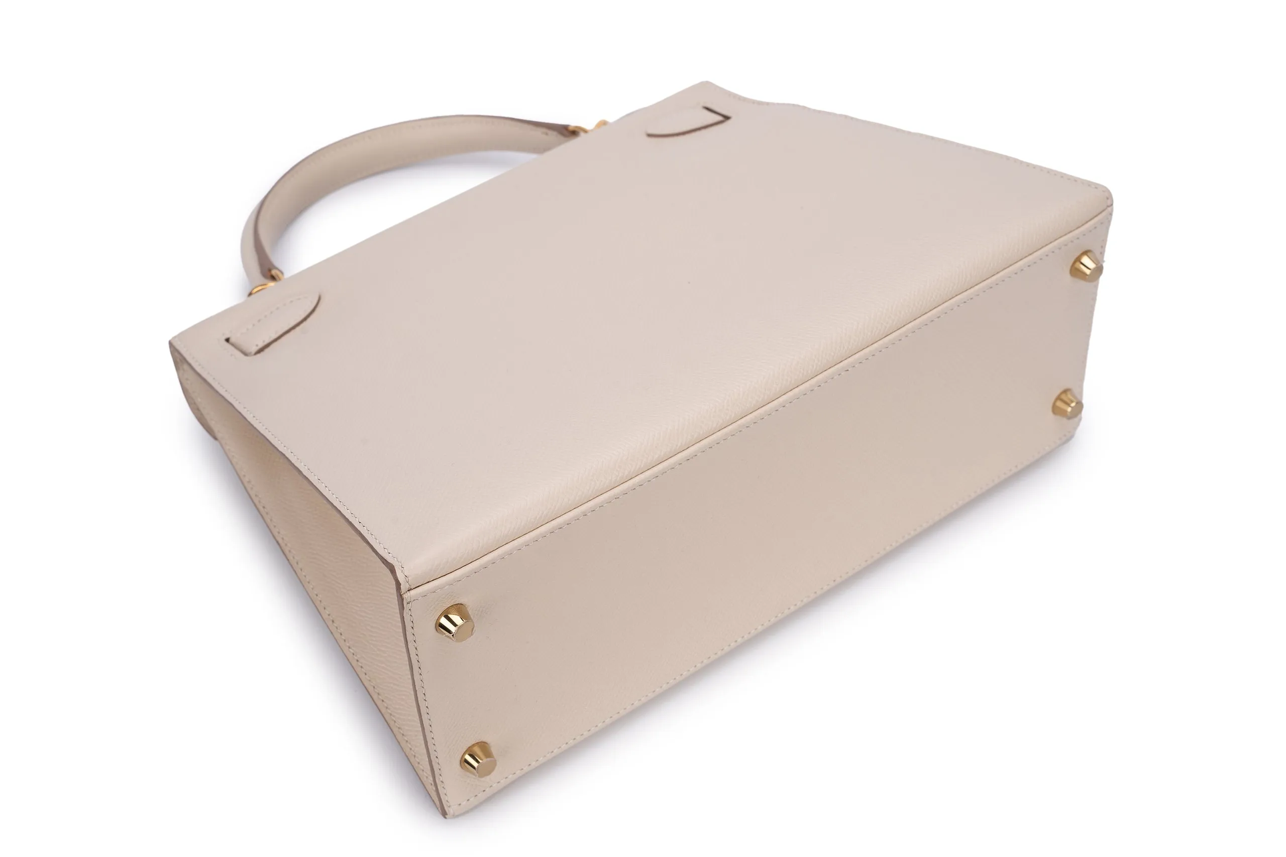 Hermès Kelly 28 Sellier Epsom Craie GHW