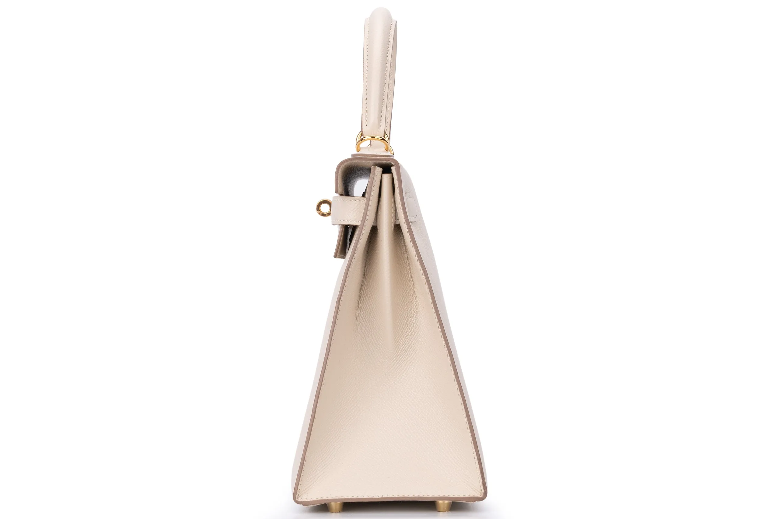 Hermès Kelly 28 Sellier Epsom Craie GHW