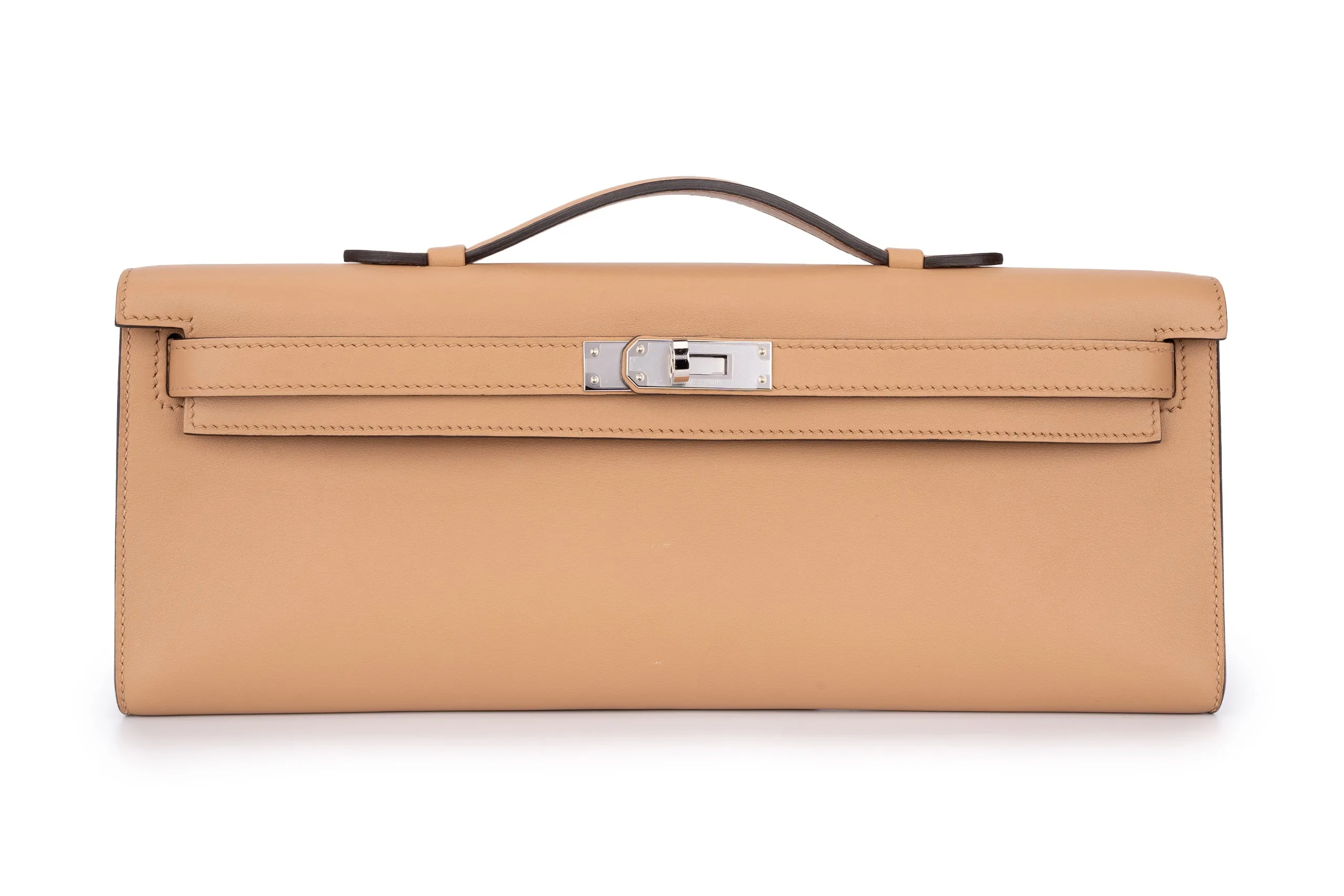 Hermès Kelly Cut Swift Biscuit PHW