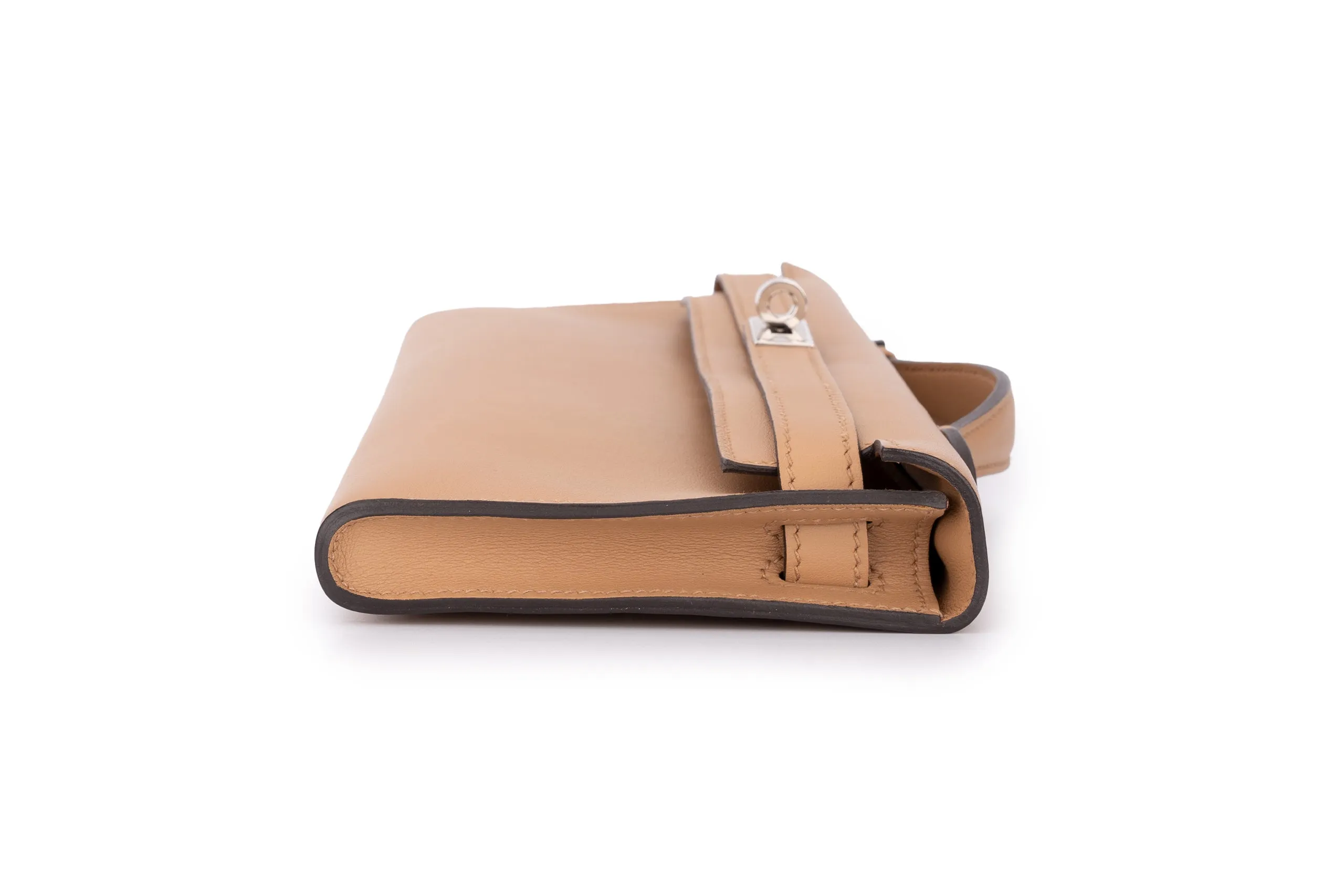 Hermès Kelly Cut Swift Biscuit PHW