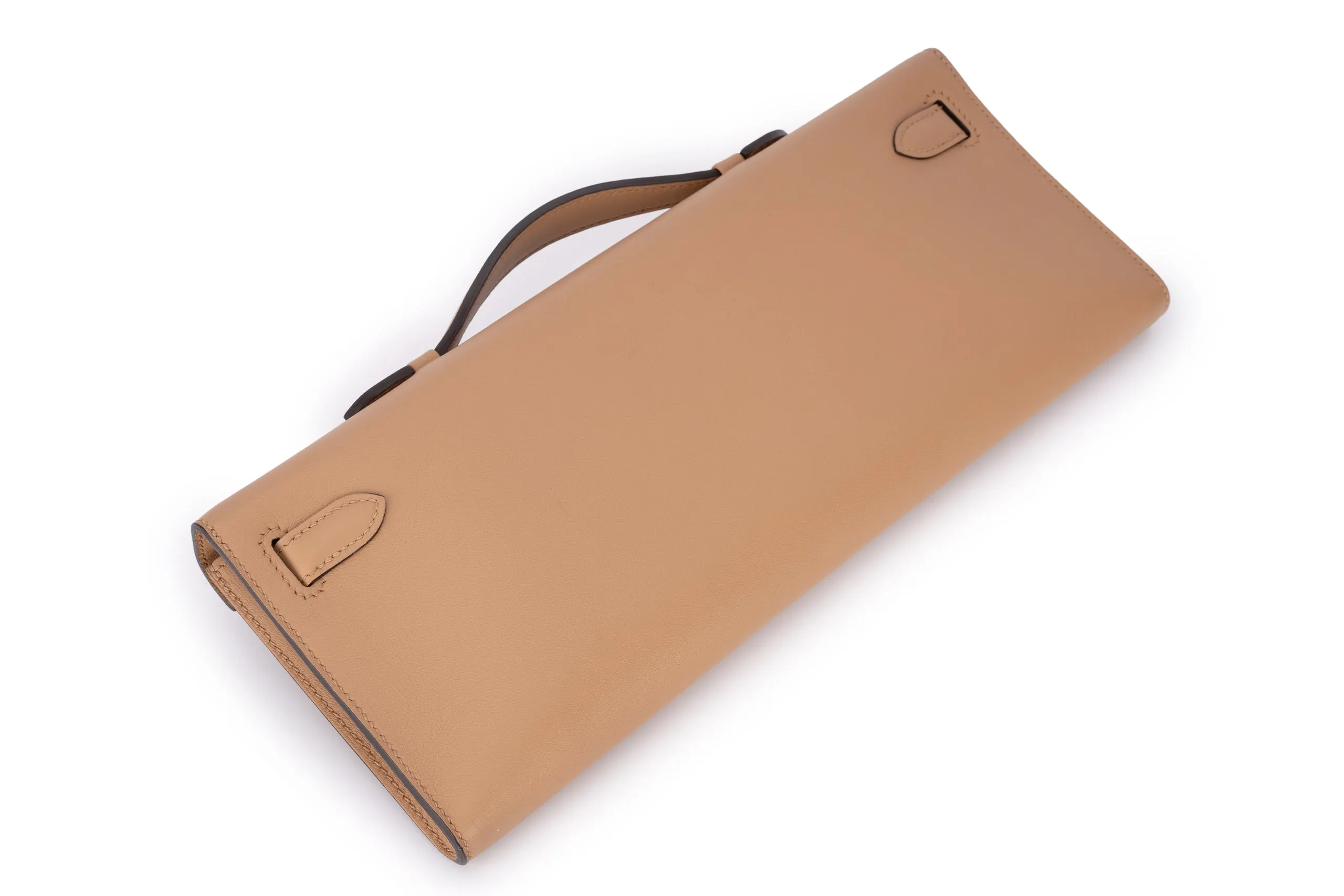 Hermès Kelly Cut Swift Biscuit PHW