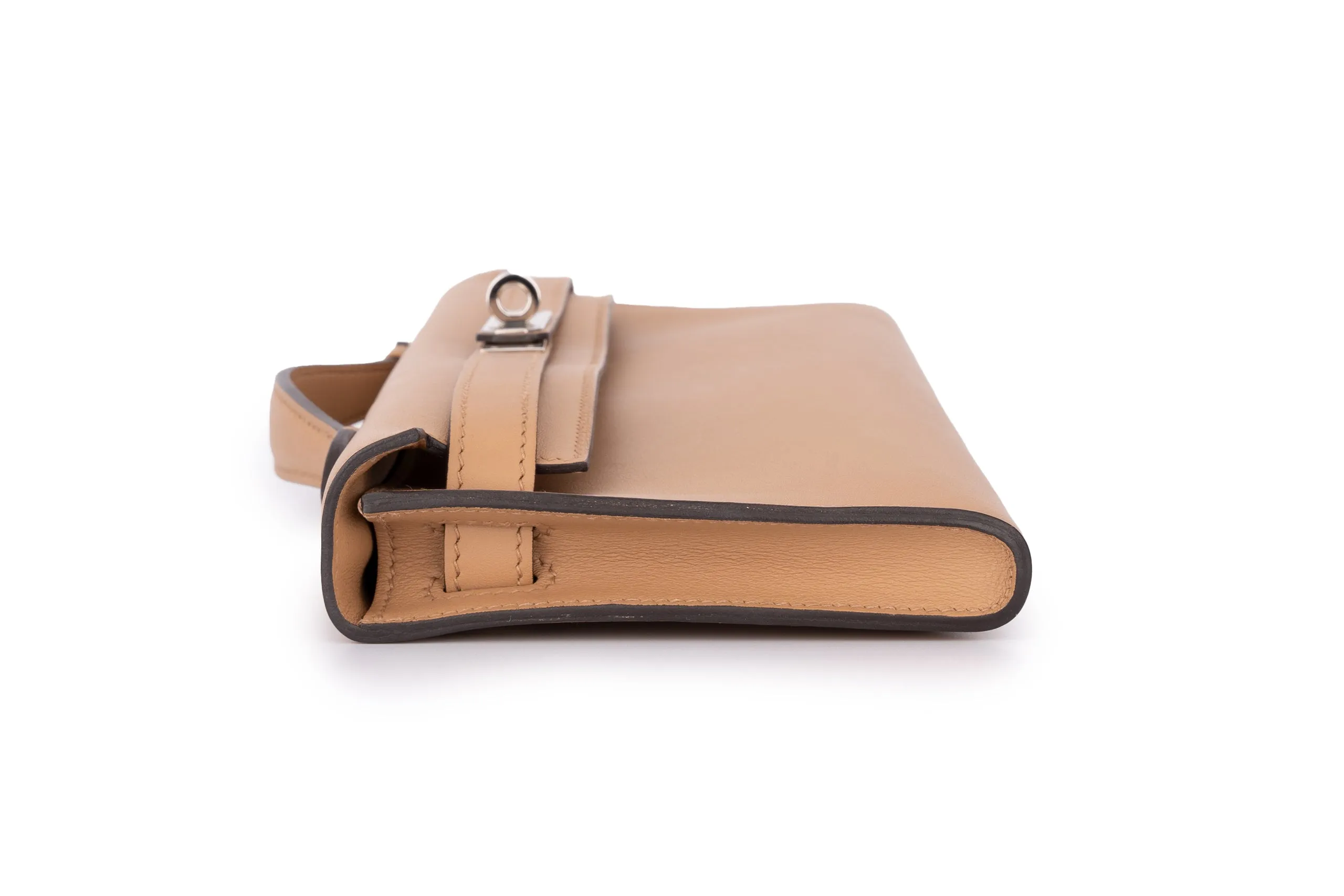 Hermès Kelly Cut Swift Biscuit PHW