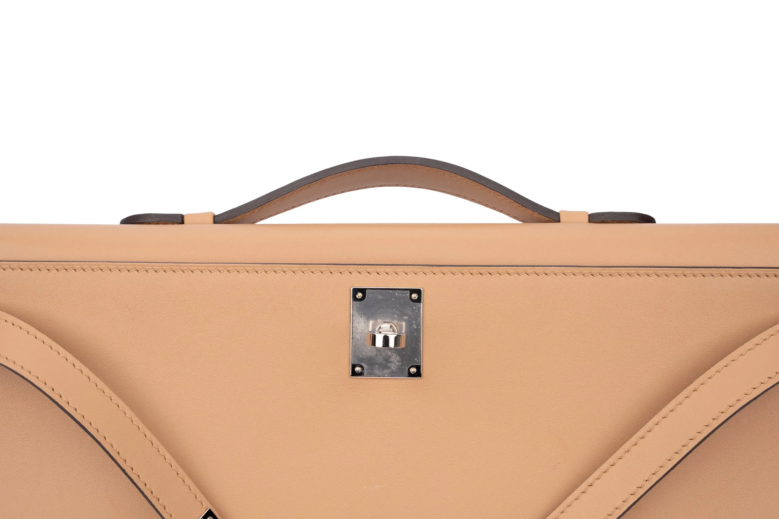 Hermès Kelly Cut Swift Biscuit PHW