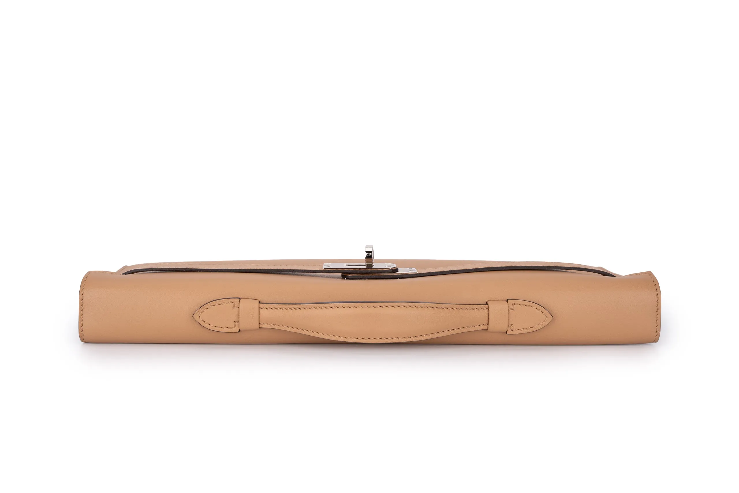 Hermès Kelly Cut Swift Biscuit PHW