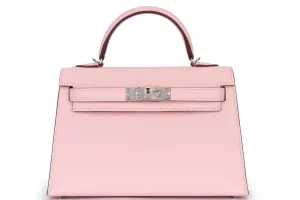 Hermès Mini Kelly		Chevre	Pink Sakura/Rose Mexico	PHW