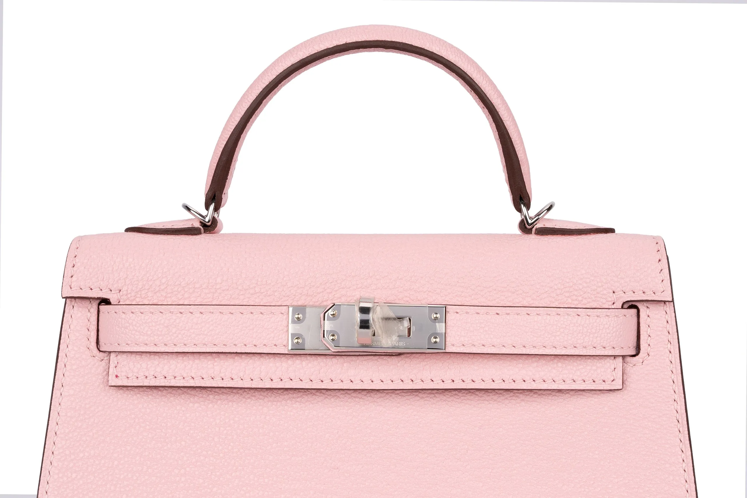 Hermès Mini Kelly		Chevre	Pink Sakura/Rose Mexico	PHW