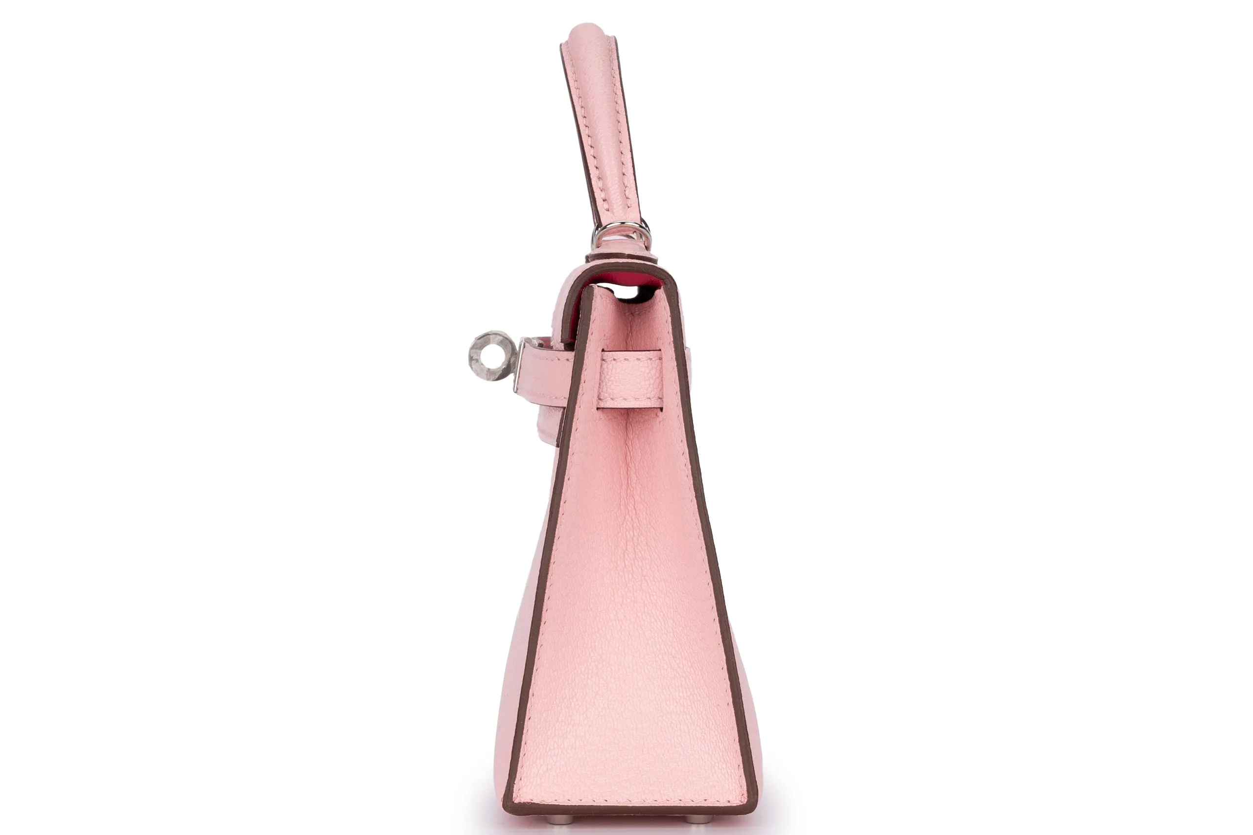 Hermès Mini Kelly		Chevre	Pink Sakura/Rose Mexico	PHW