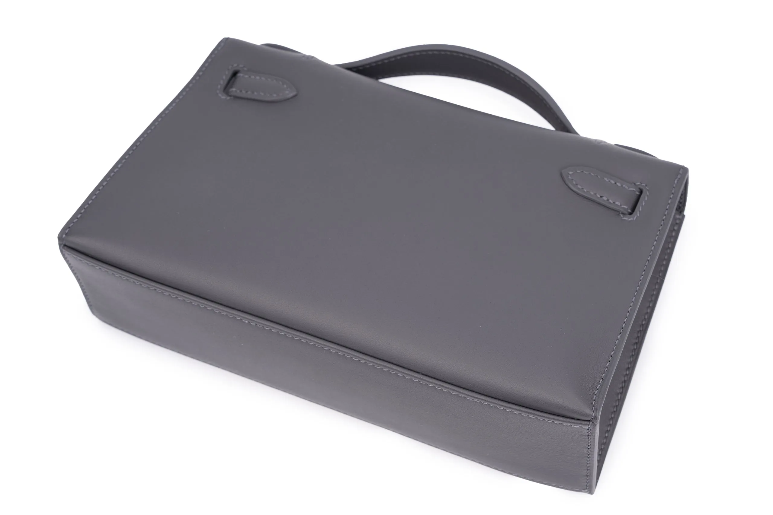 Hermès Mini Kelly Pochette		Swift Calf Skin	Ardoise	GHW