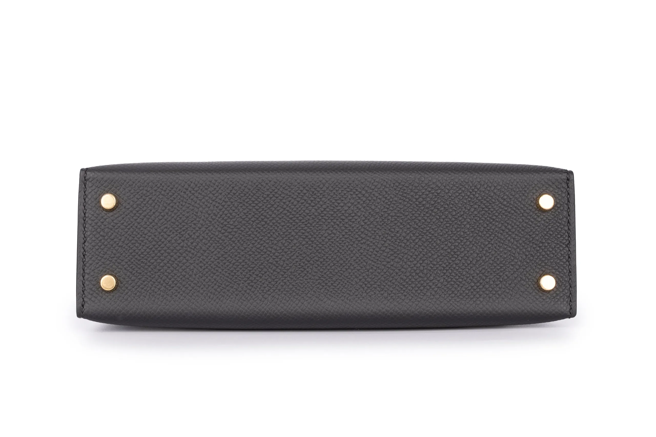 Hermès Mini Kelly Sellier Epsom Black GHW