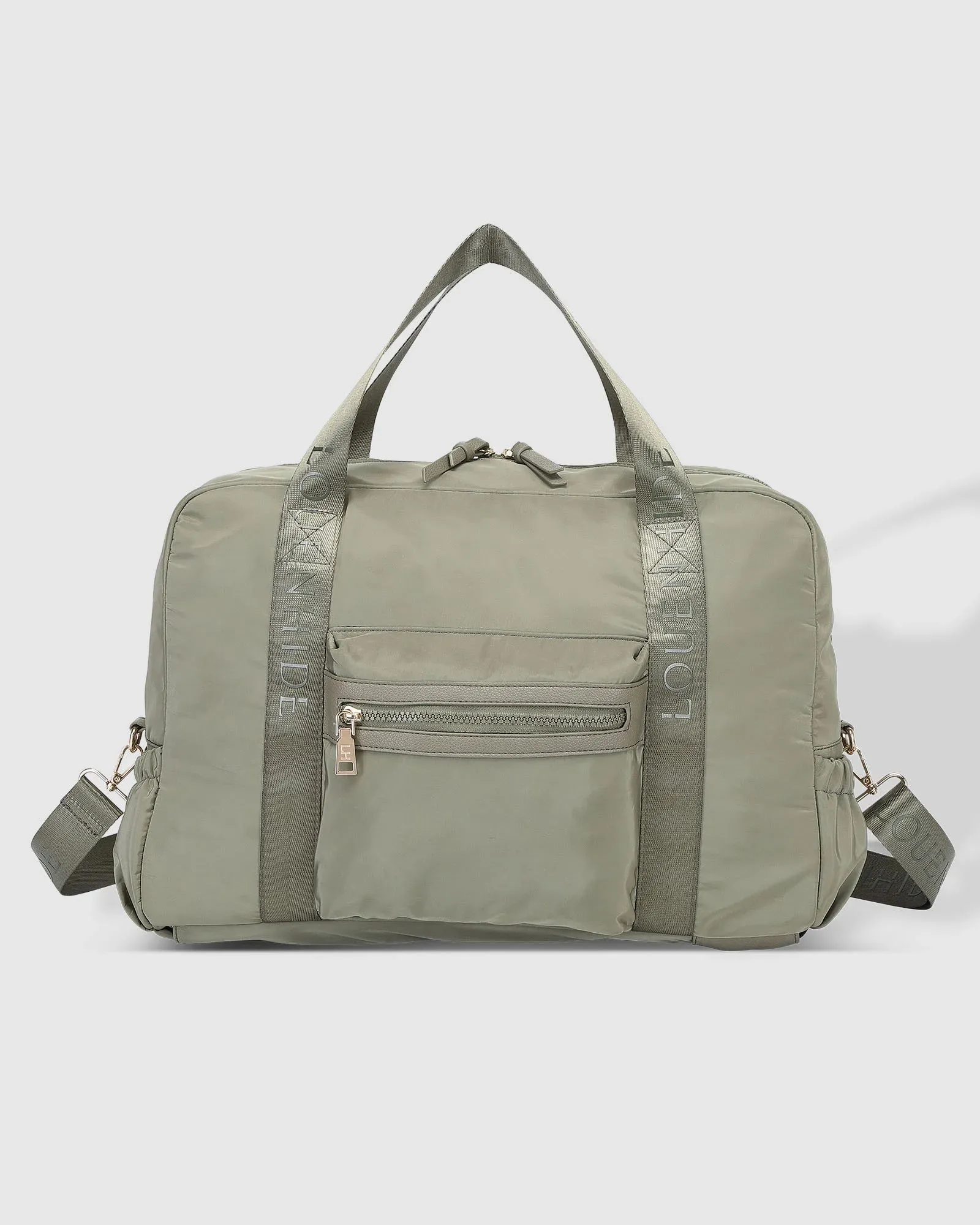 Jenn Nylon Travel Bag in Khaki