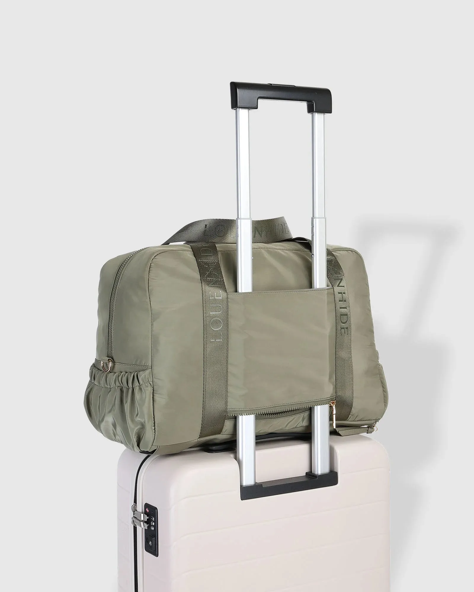 Jenn Nylon Travel Bag in Khaki