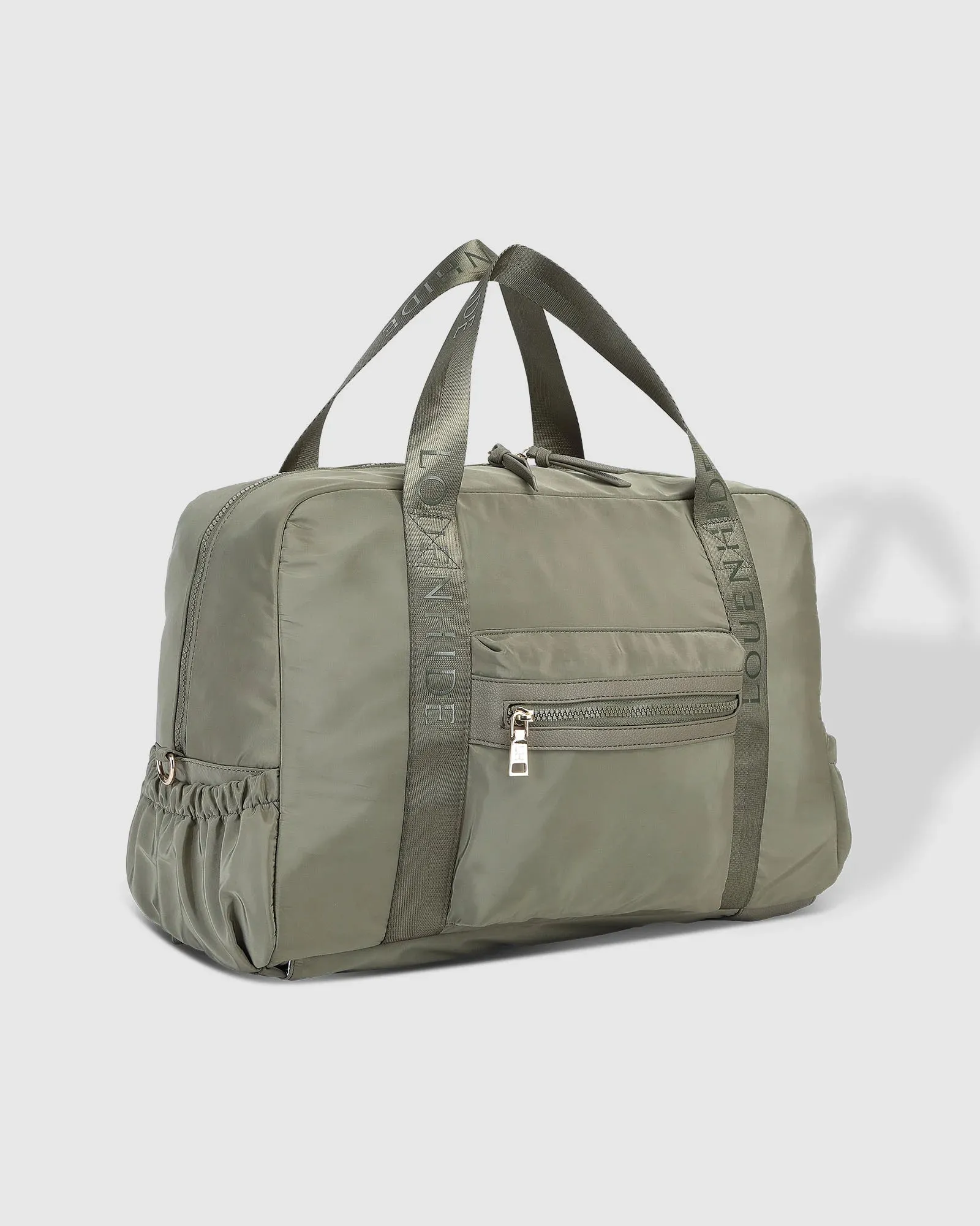 Jenn Nylon Travel Bag in Khaki