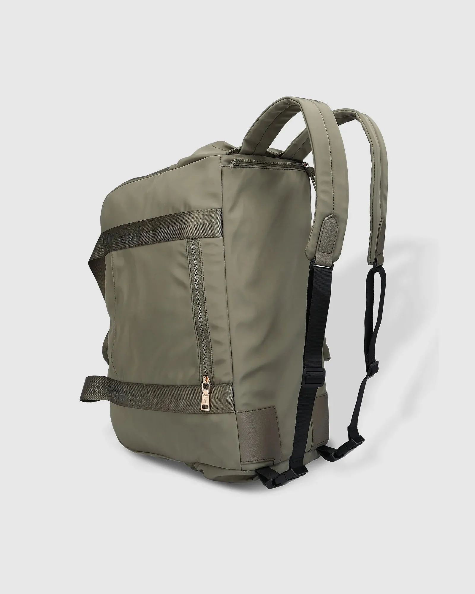 Jenn Nylon Travel Bag in Khaki