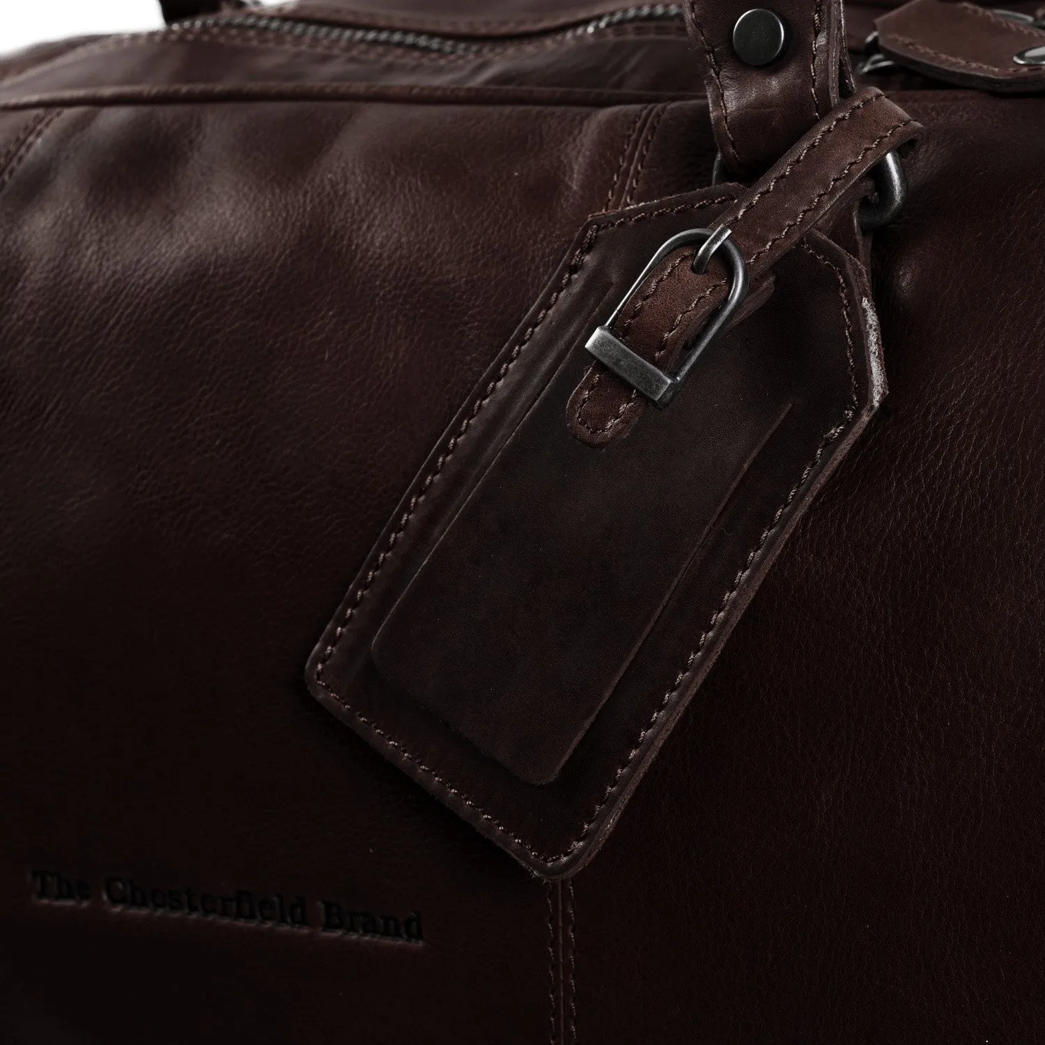 Leather Weekend Bag Brown William