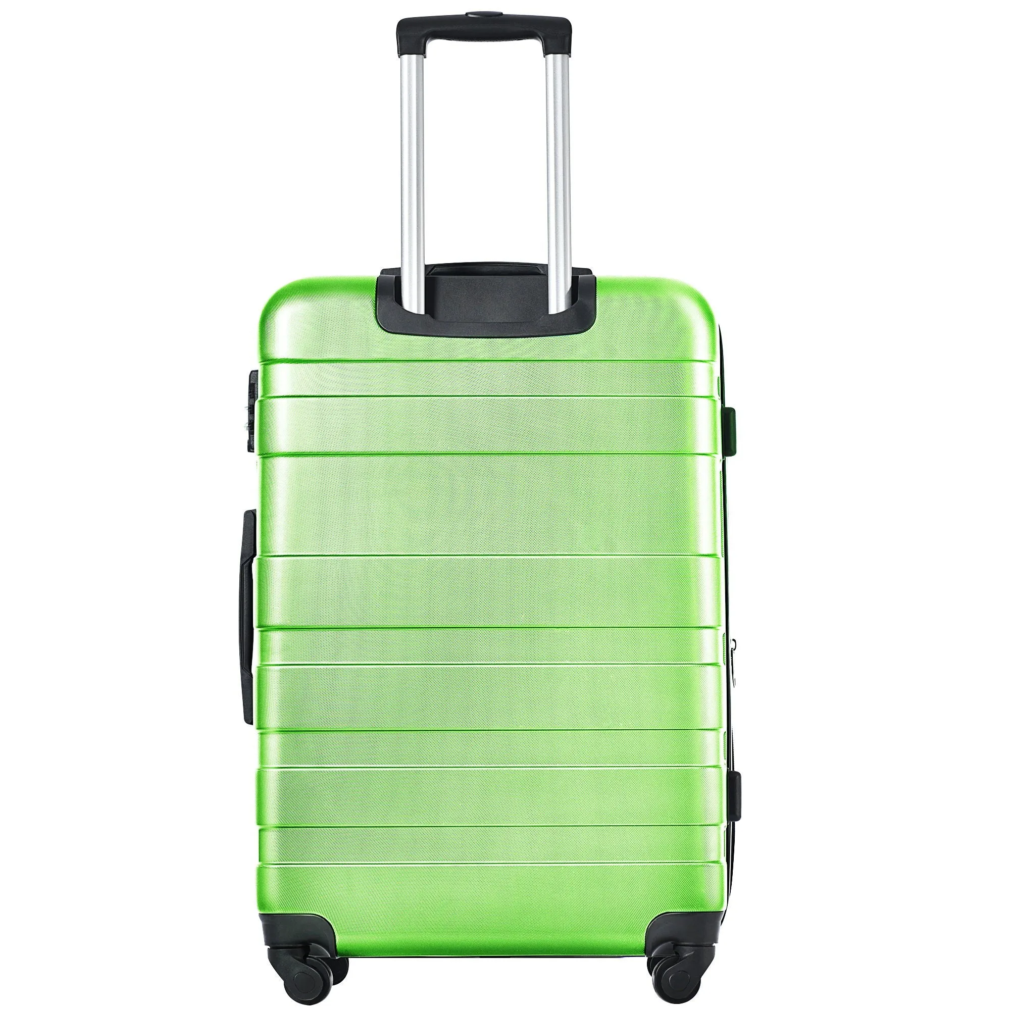 Luggage Sets New Model Expandable Abs Hardshell 3 Pieces Clearance Luggage Hardside Lightweight Durable Suitcase Sets Spinner Wheels Suitcase With Tsa Lock 20''24''28'' (Apple Green)