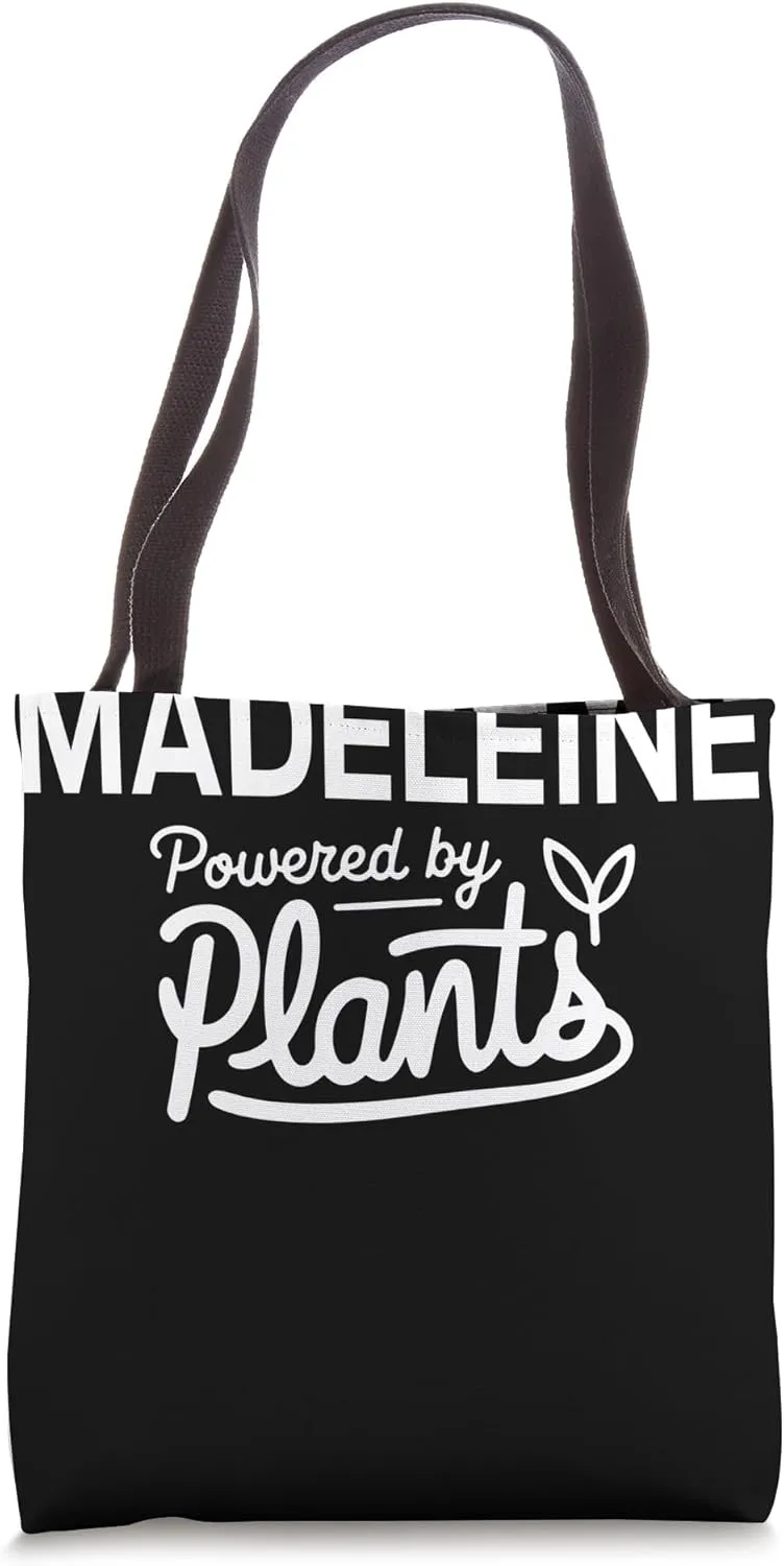 MADELEINE Powered by Plants Personalized Gift For Plant Moms Tote Bag