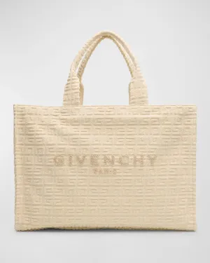 Men's Medium G-Tote Bag in 4G Cotton Toweling