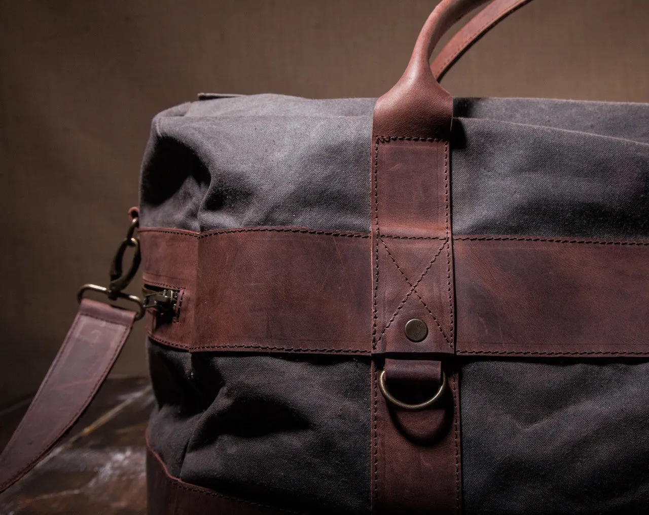 Men's Weekender Bag Dark Chocolate