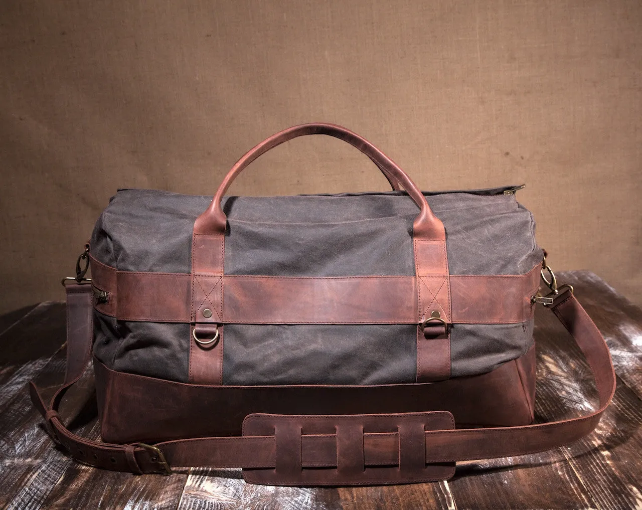 Men's Weekender Bag Dark Chocolate