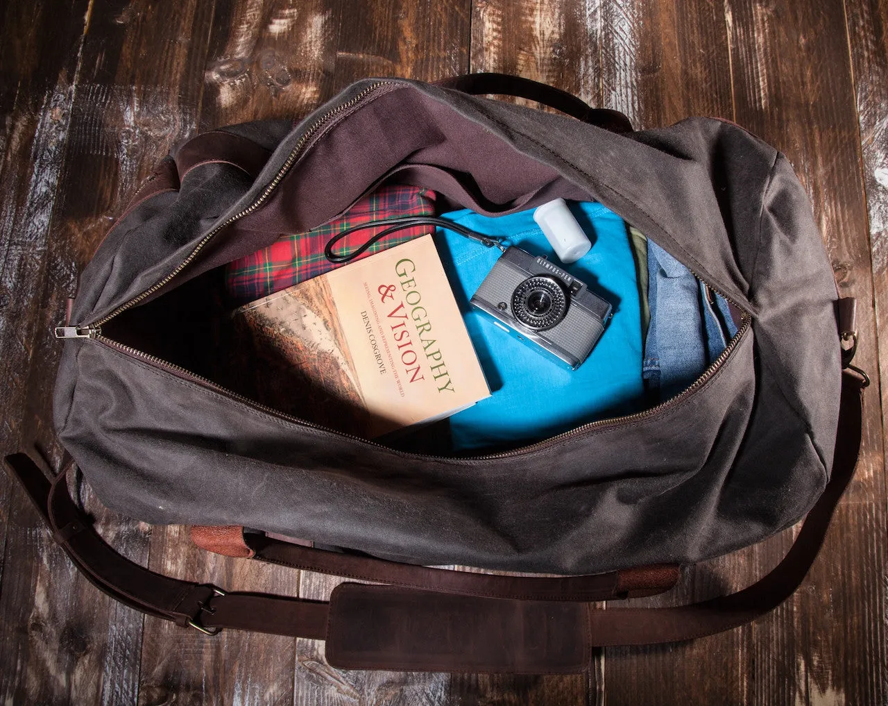 Men's Weekender Bag Dark Chocolate