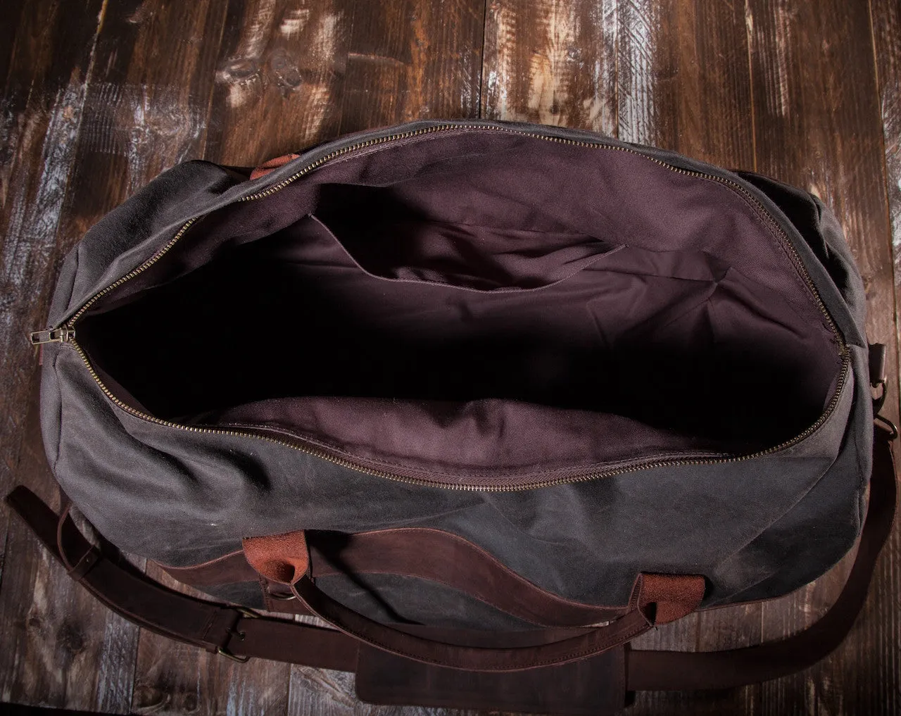 Men's Weekender Bag Dark Chocolate