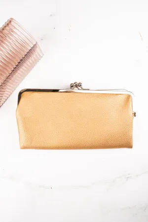 NGIL Twice as Nice Clutch Wallet in Gold