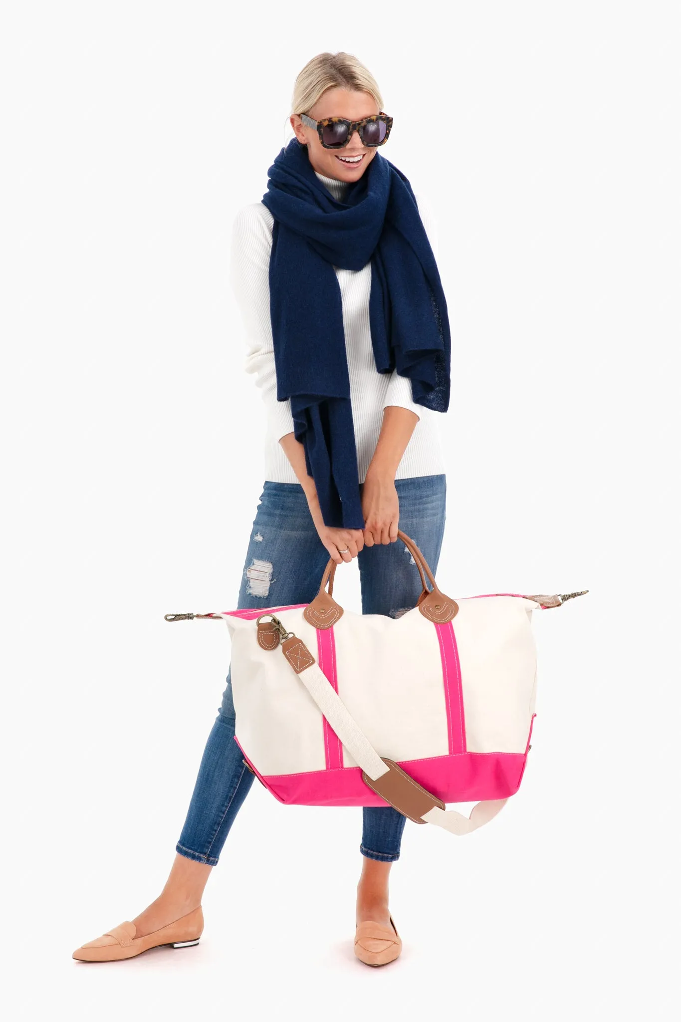 Pink Monogrammed Sunshine Satchel