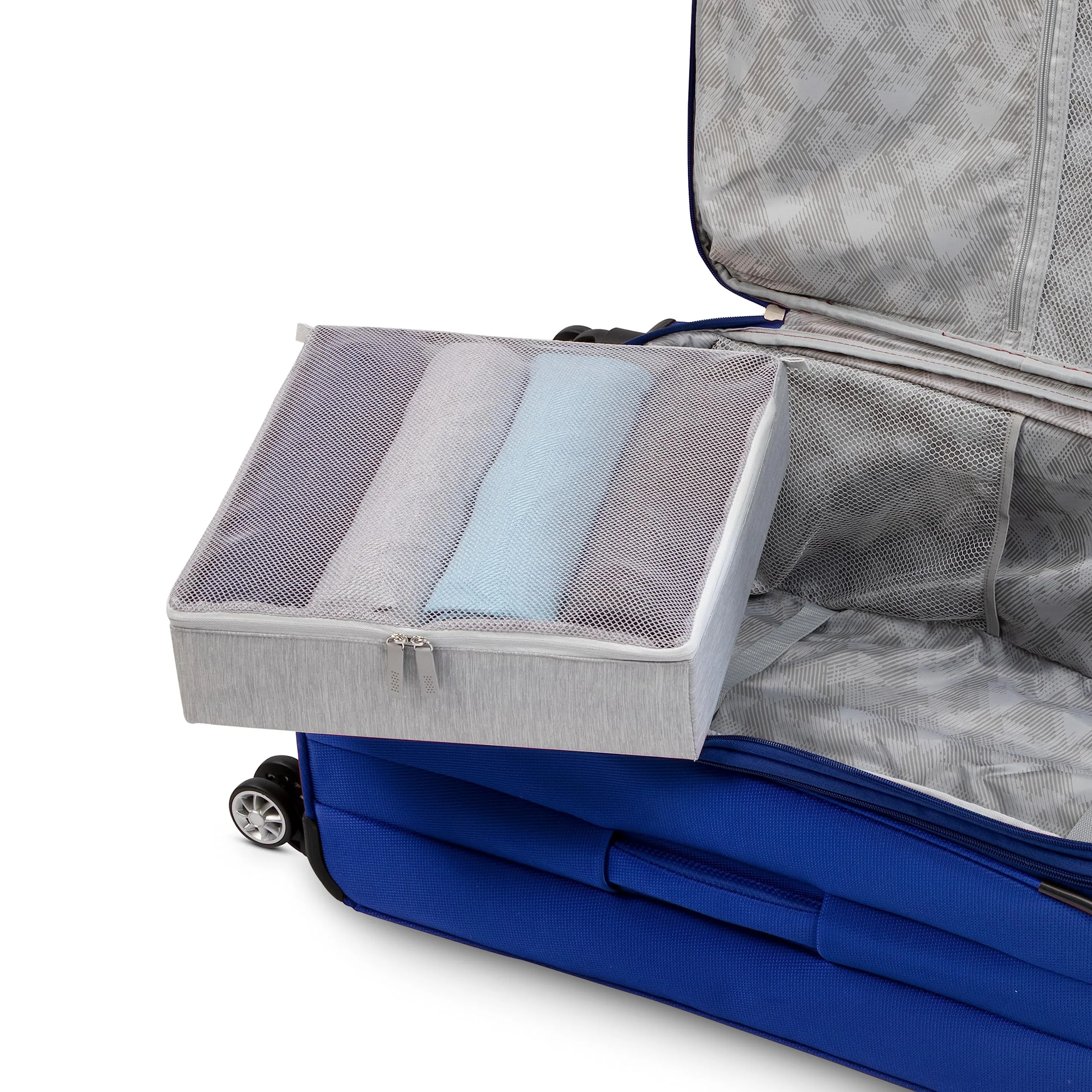 Ricardo Hermosa Softside 2-Piece Set (21" and 26") with FREE Travel Kit (Deep Blue)