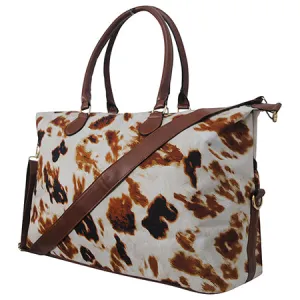 !SALE! Cow Print Weekender Bag