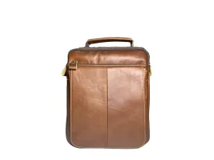 Signature Messenger Bag Dark Brown Cross body Leather Bag