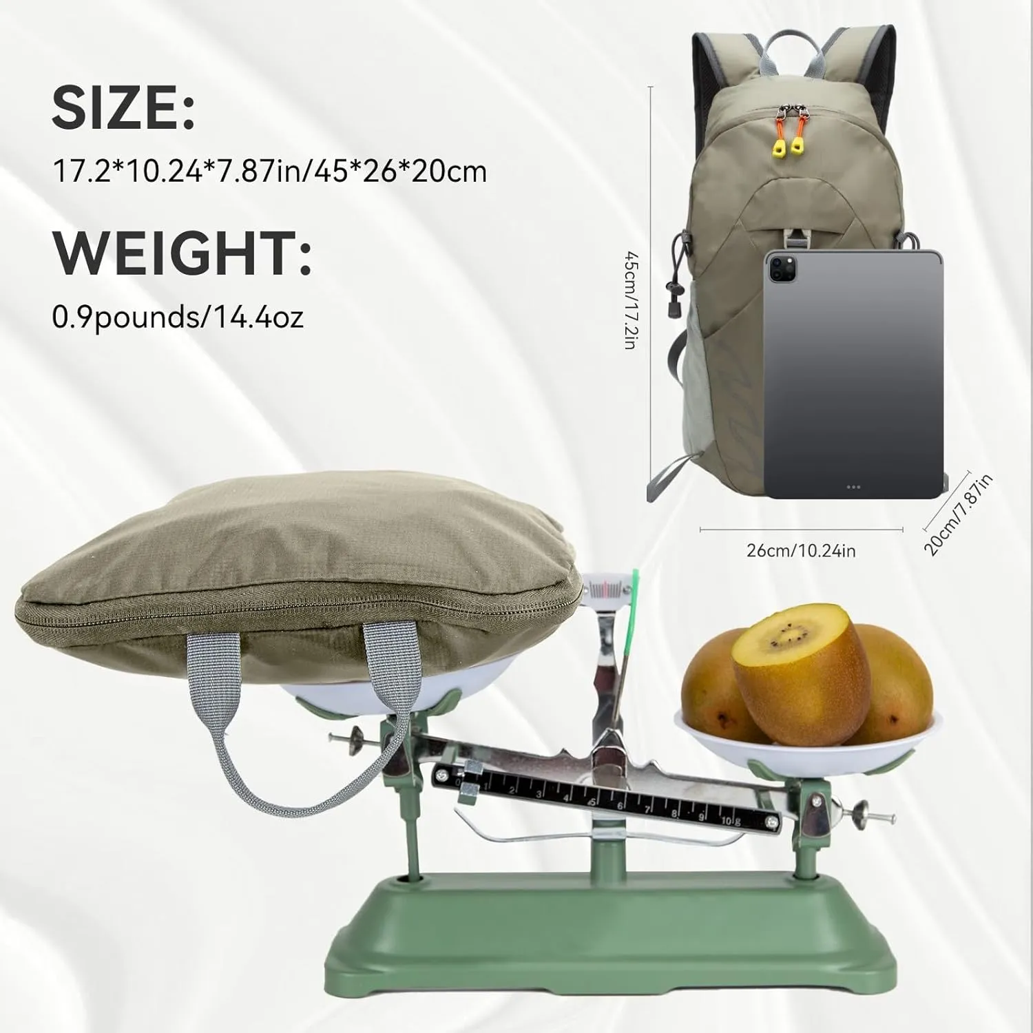 Small Lightweight Hiking Backpack20L Foldable Hiking Daypack Cycling Hydration Backpack Travel Camping Bag