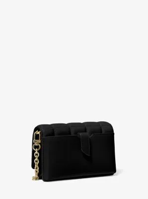 Small Quilted Leather Smartphone Crossbody Bag