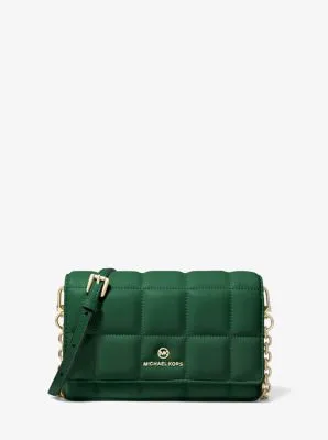 Small Quilted Leather Smartphone Crossbody Bag