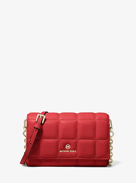 Small Quilted Leather Smartphone Crossbody Bag