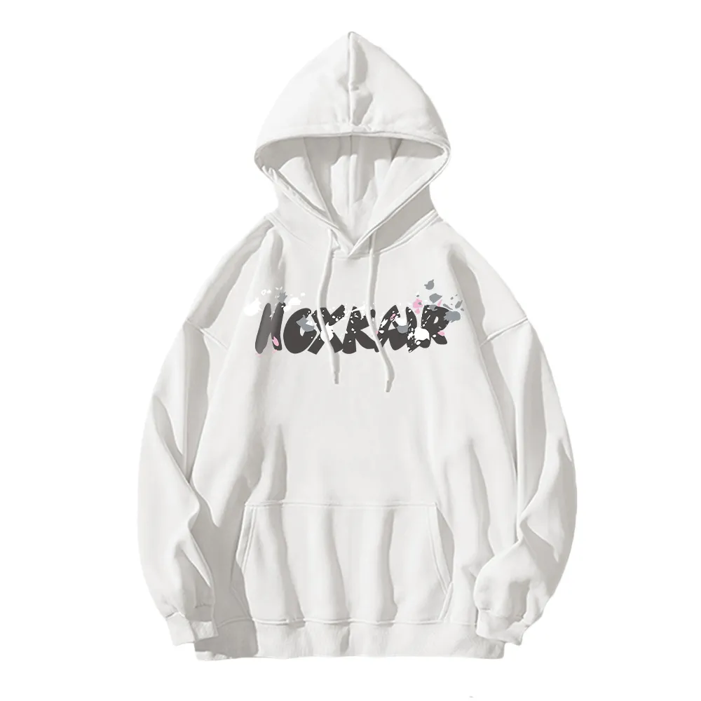 Street Bold Letter Graffiti Hoodie