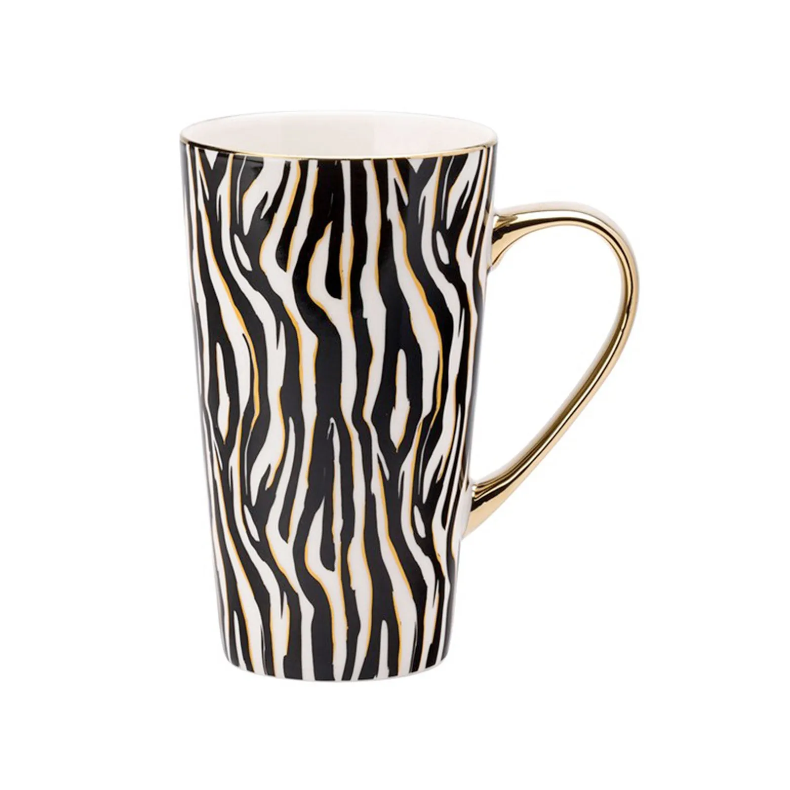 The English Tableware Company Looking Wild Set of 2 Mugs - Leopard & Zebra