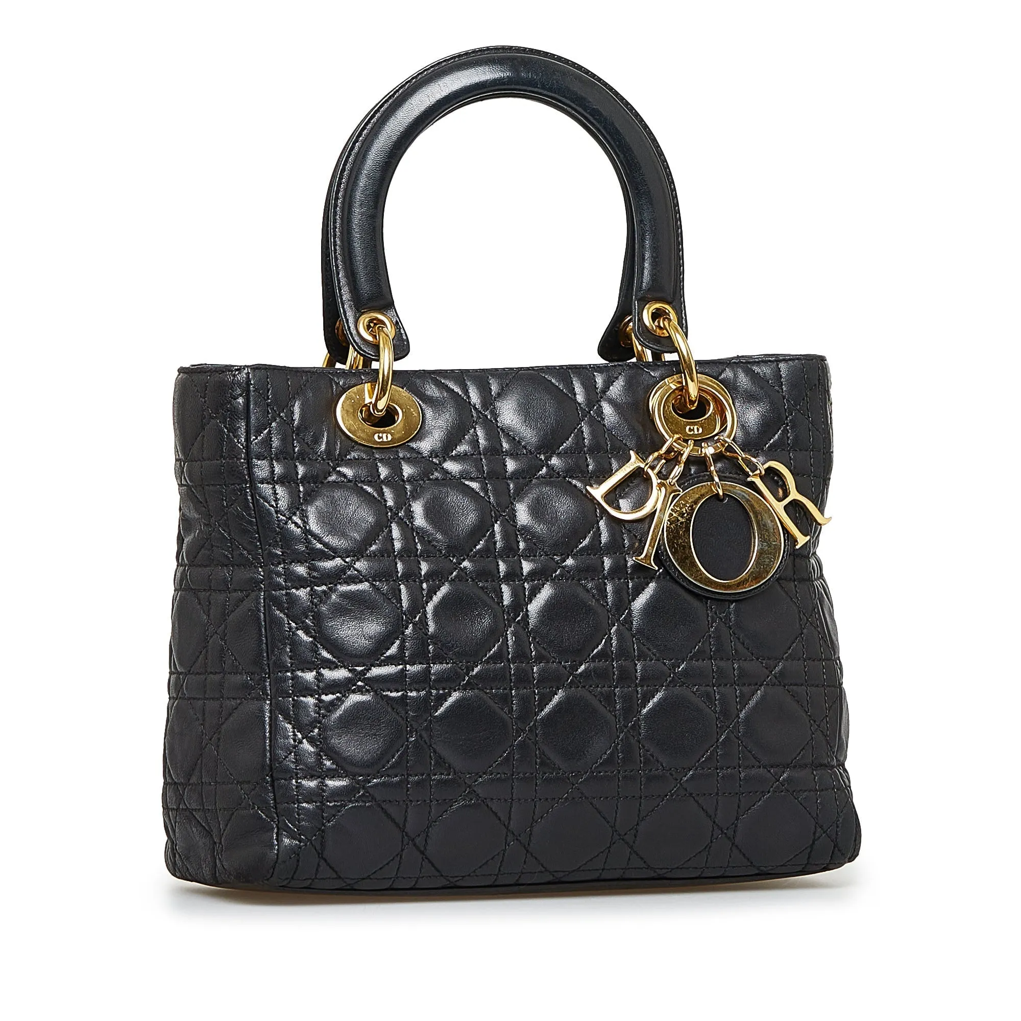 Trendy Inspired Dior Lady Dior Medium Cannage Quilted Leather
