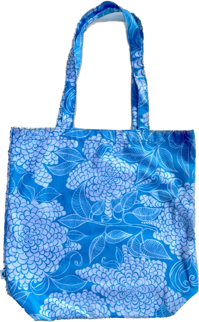 TS - Blue Flower Travel Shopper